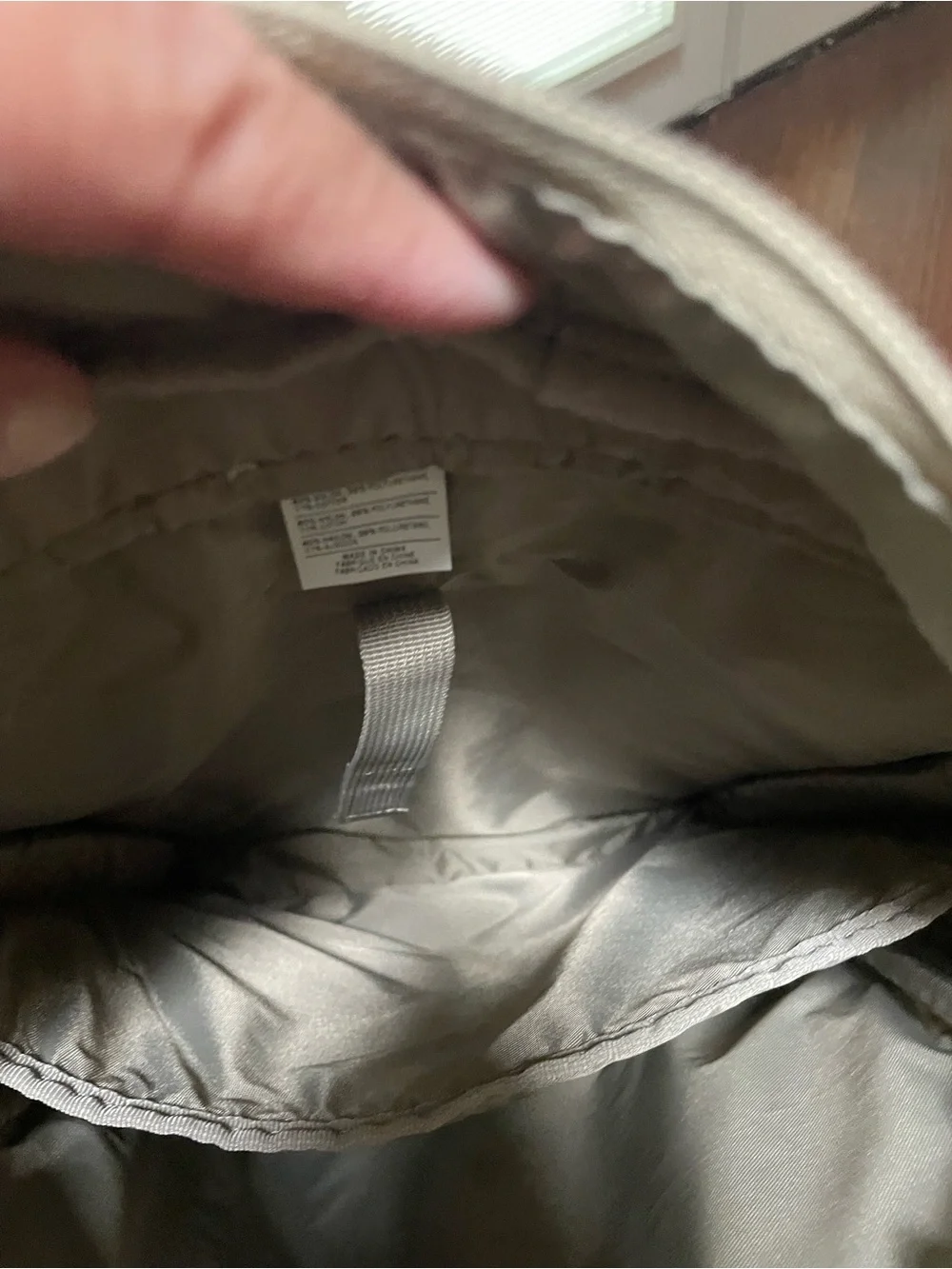 Nike Brown Leather-Style Messenger Crossbody Bag